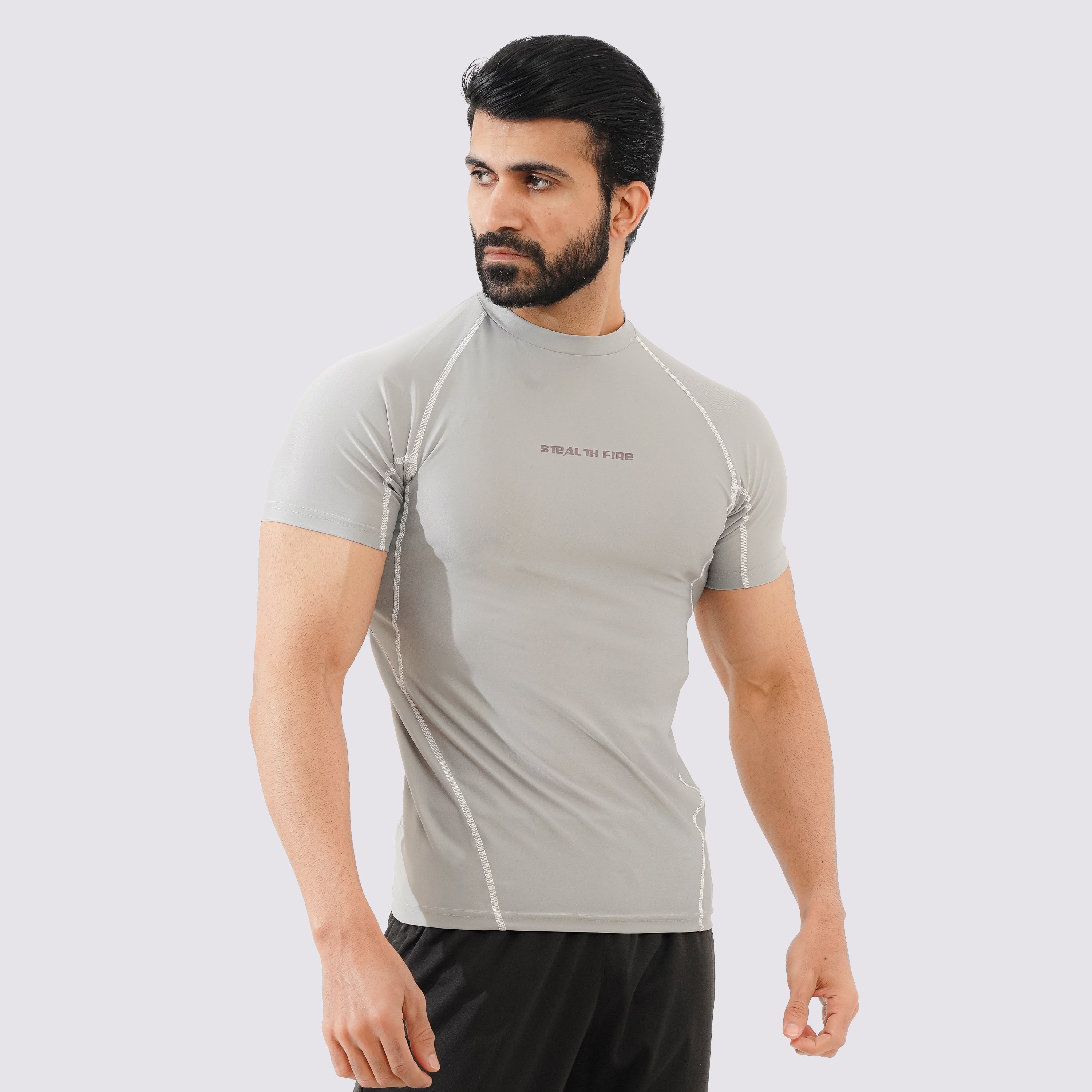 Silver Half Sleeve Compression