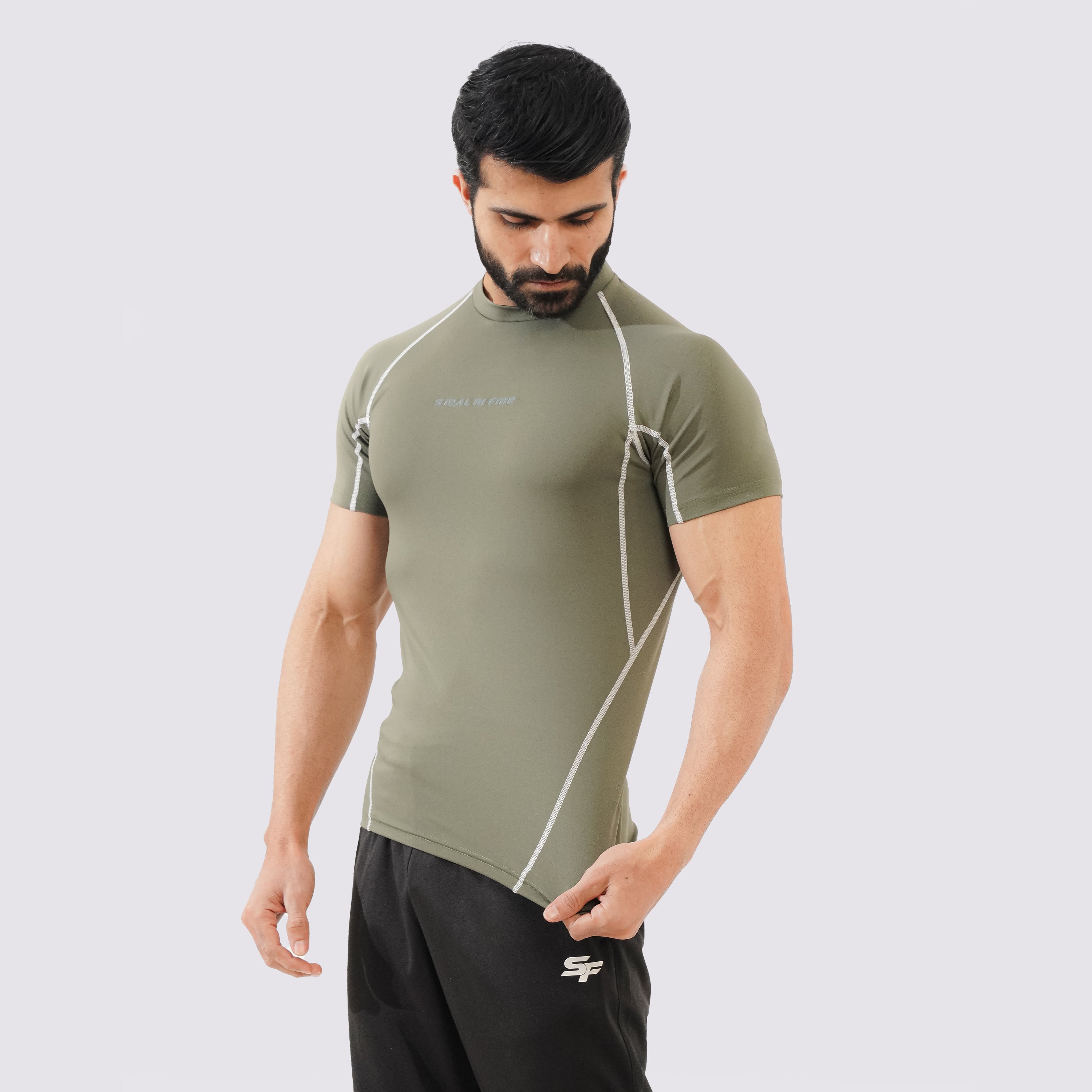 Green Half Sleeve Compression