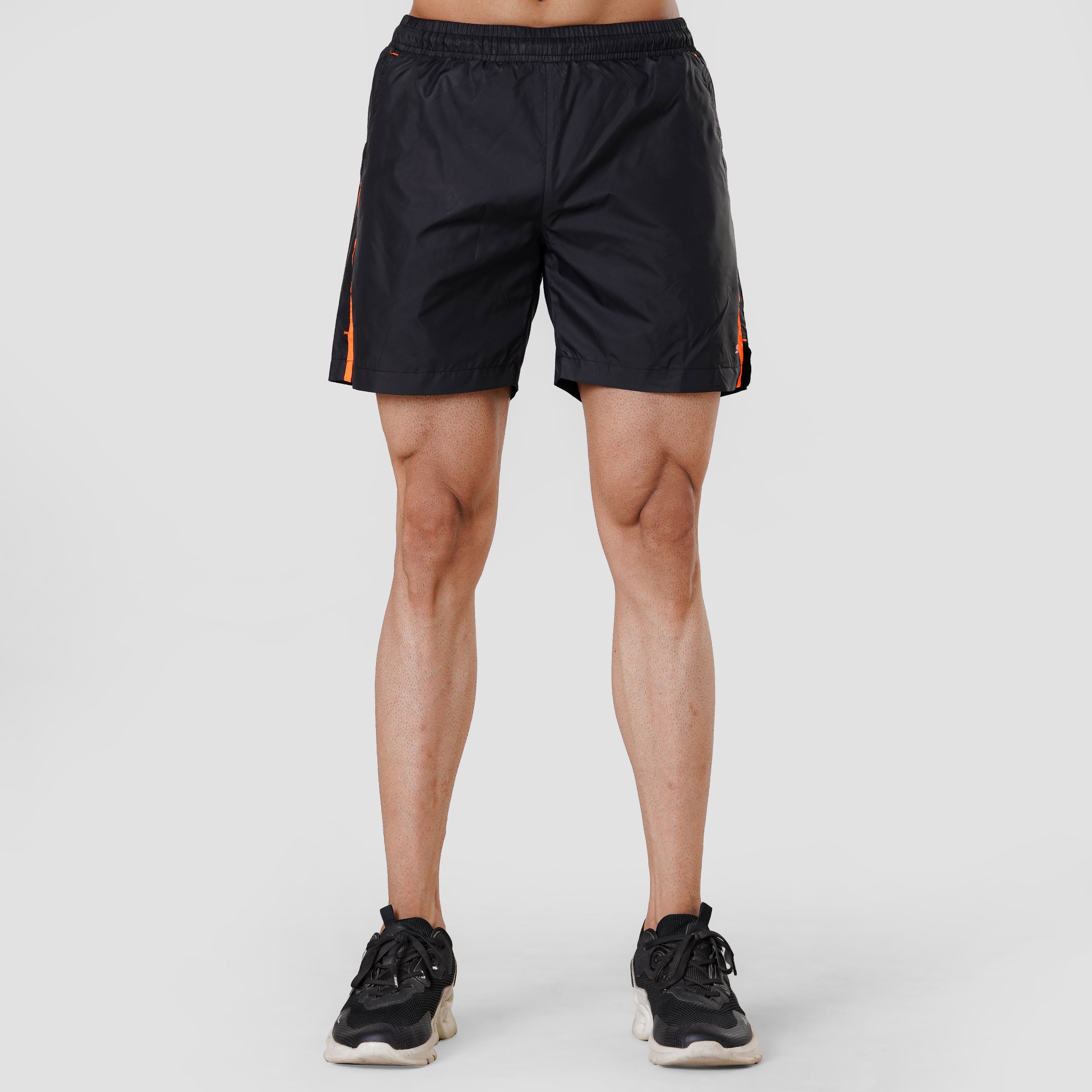 Black Woven Shorts