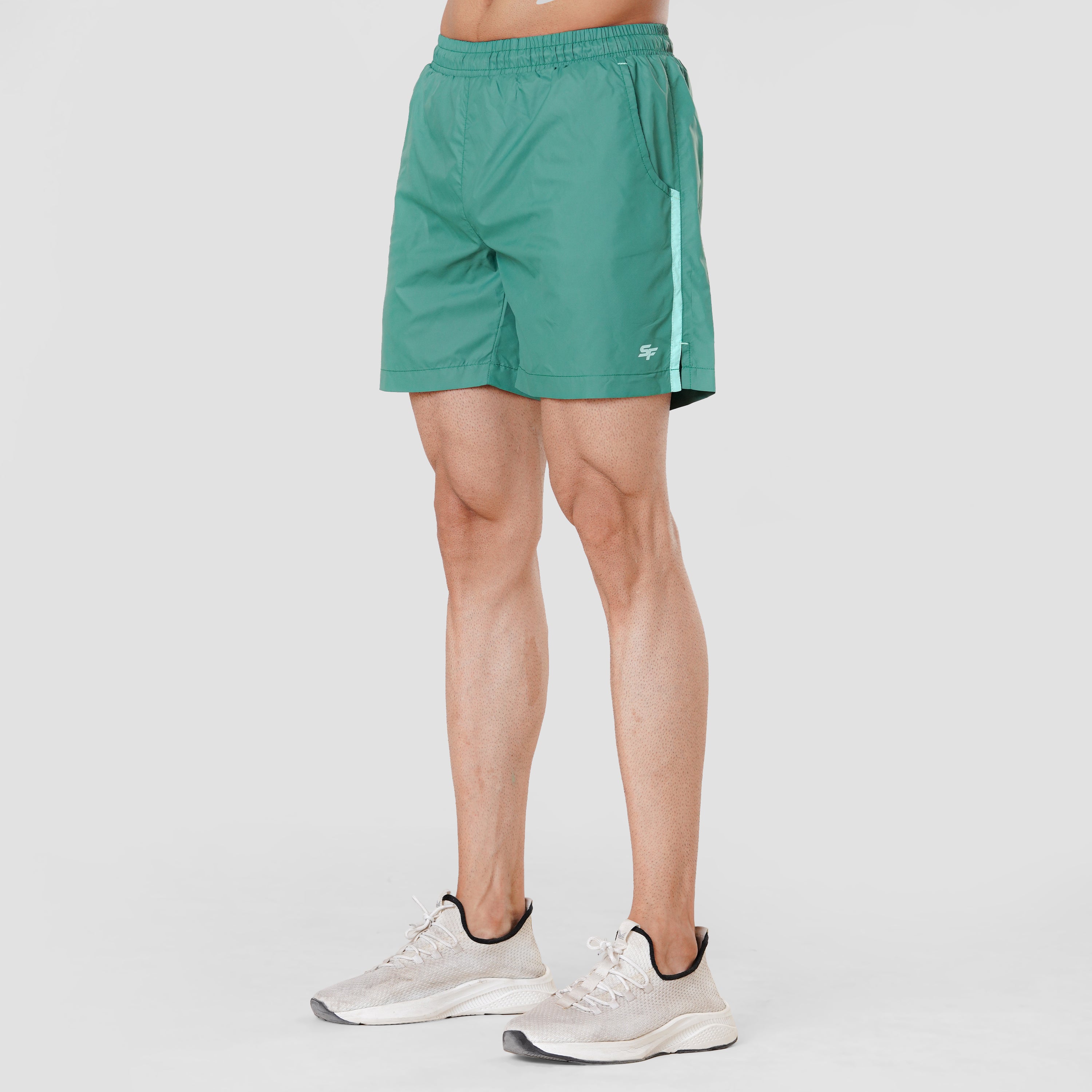 Teal Woven Shorts