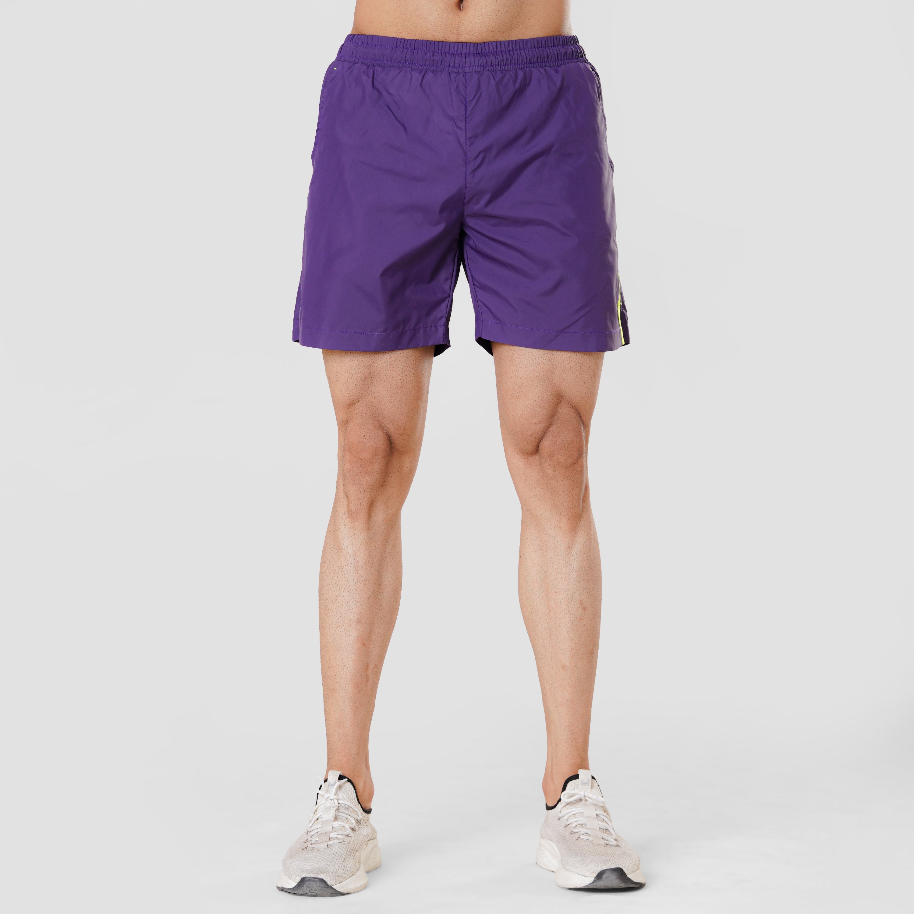 Purple Woven Shorts