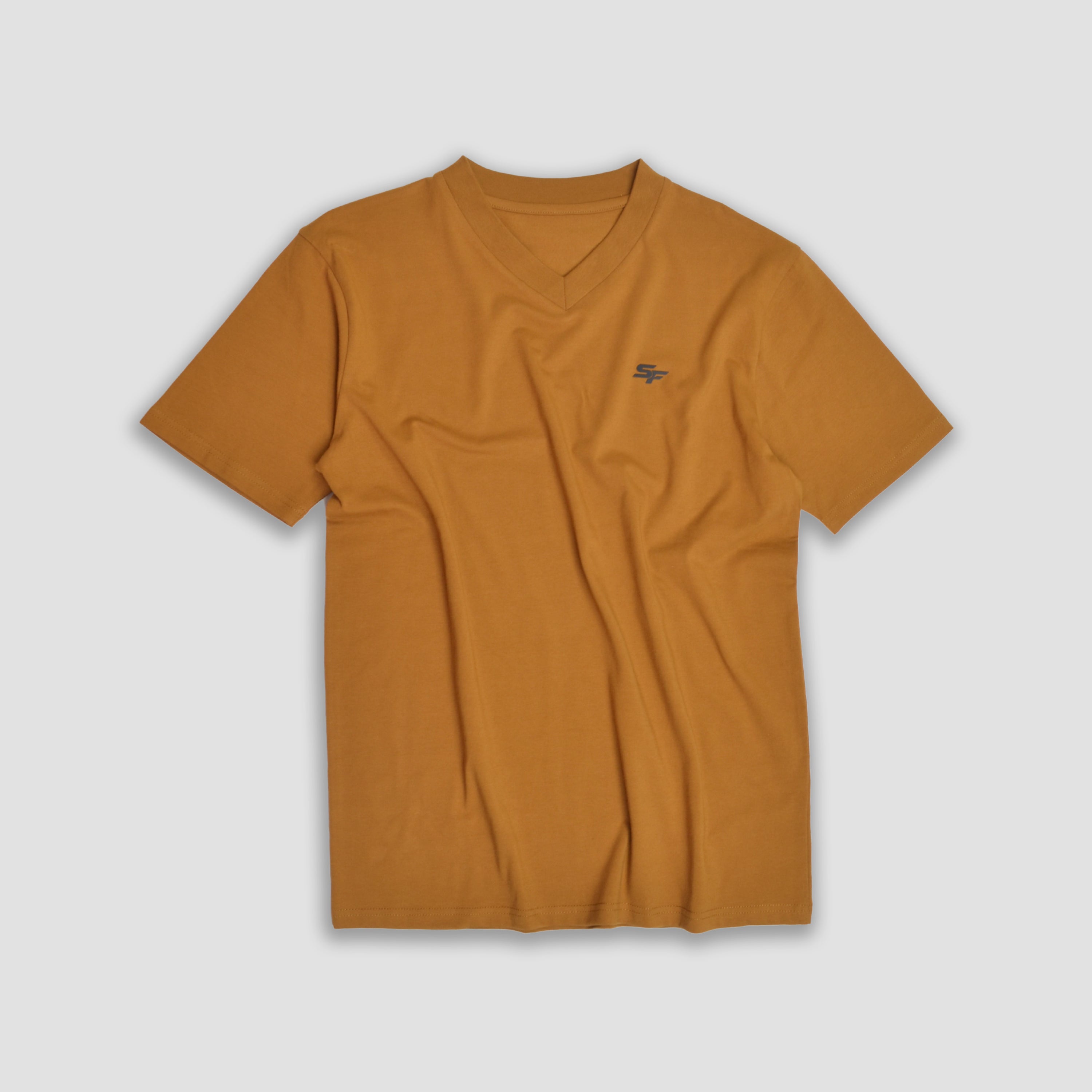 SF Active Fit Tee In Mustard Yellow