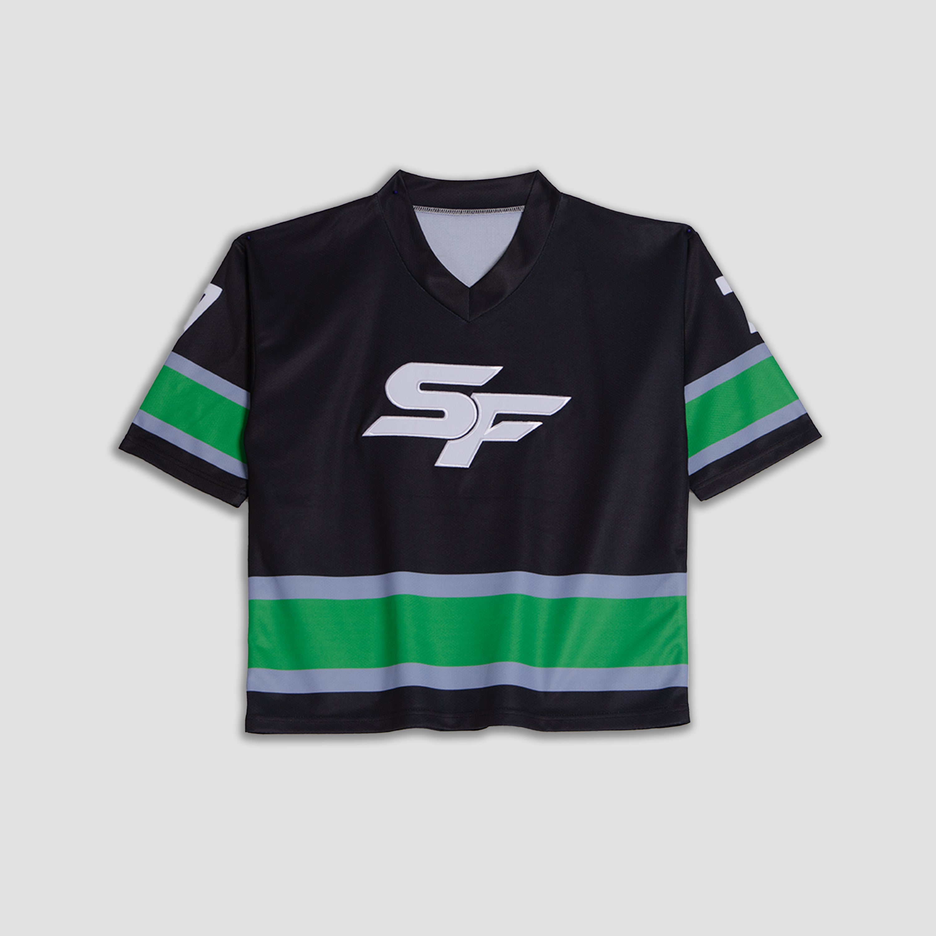 SF PowerPlay Jersey Bold Black and Green Combo