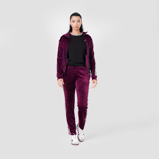 Maroon Velvet Co-ord set