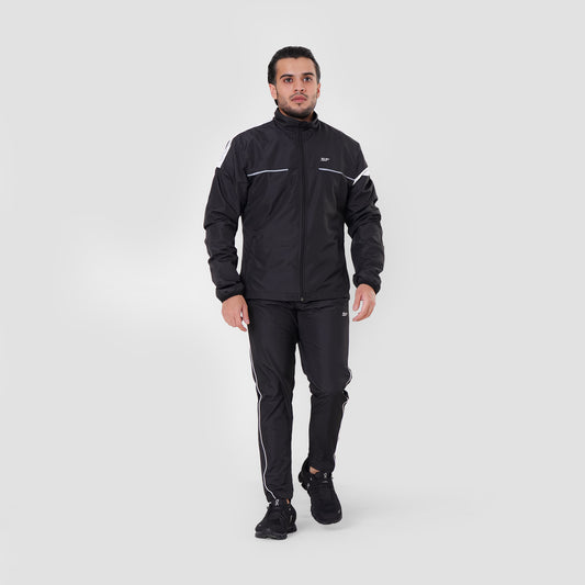 Trail Warmup Tracksuit Black