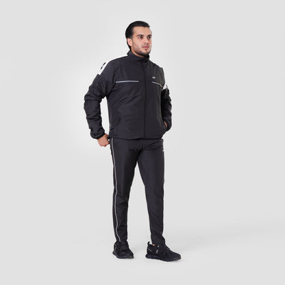 Trail Warmup Tracksuit Black