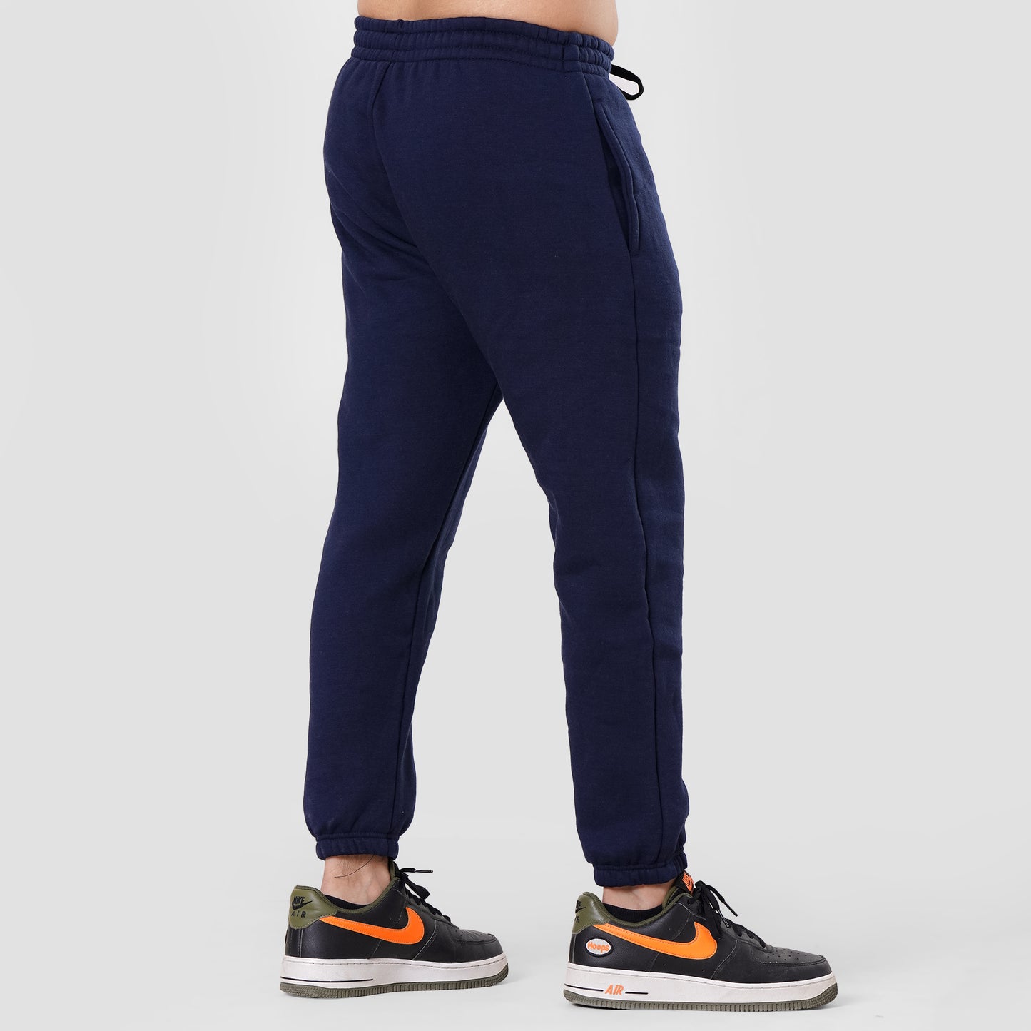 Navy Sweat Pants Elastic bottom