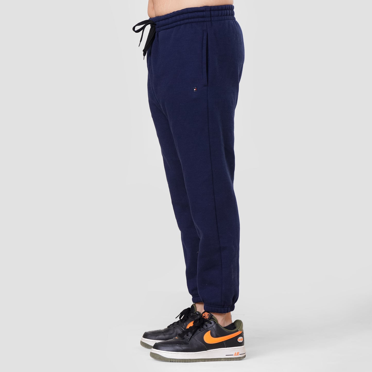 Navy Sweat Pants Elastic bottom