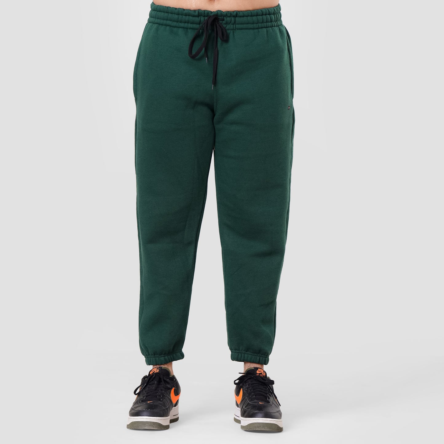 Green Sweat Pants Elastic bottom