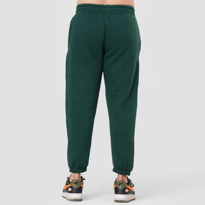 Green Sweat Pants Elastic bottom