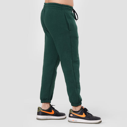 Green Sweat Pants Elastic bottom