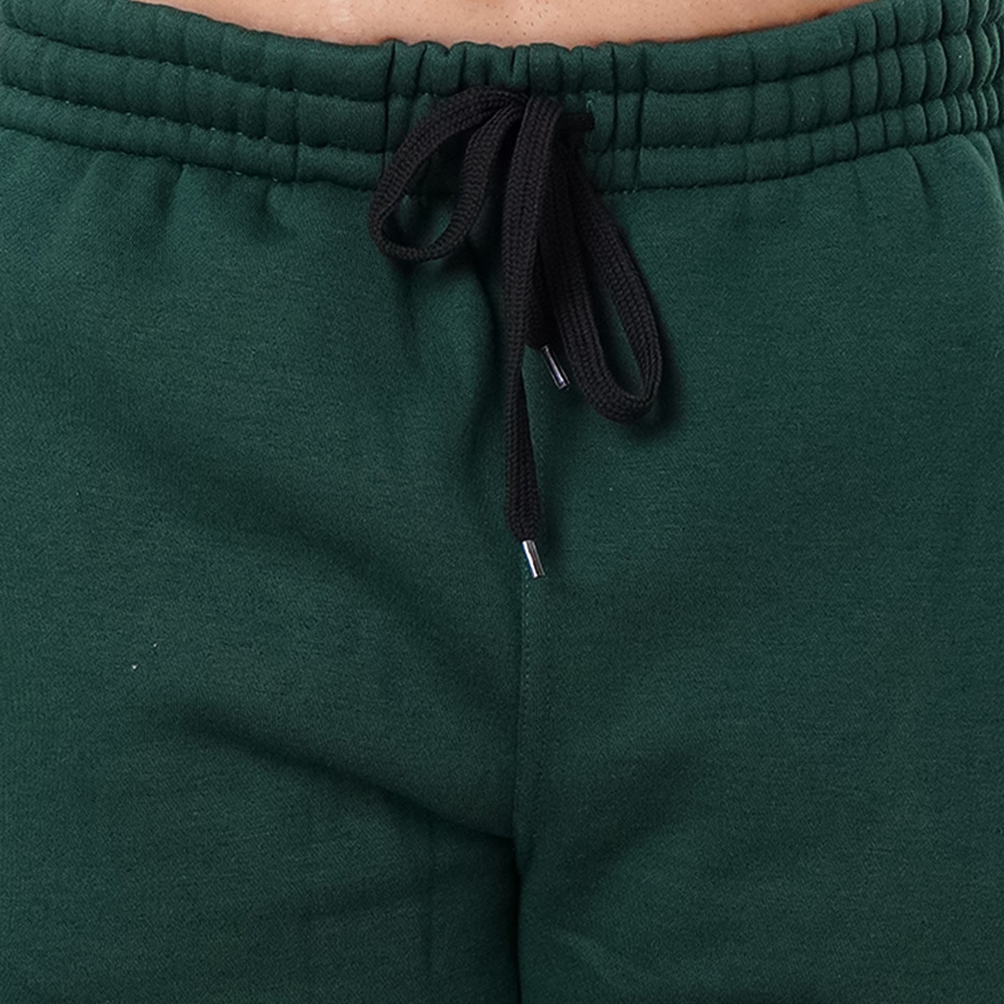 Green Sweat Pants Open bottom