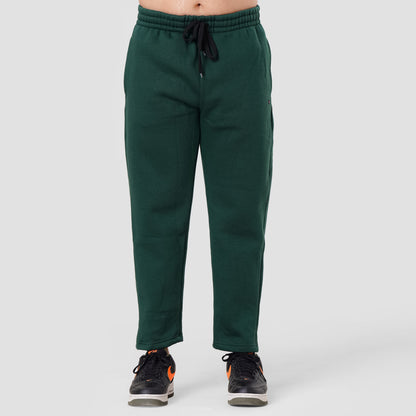 Green Sweat Pants Open bottom