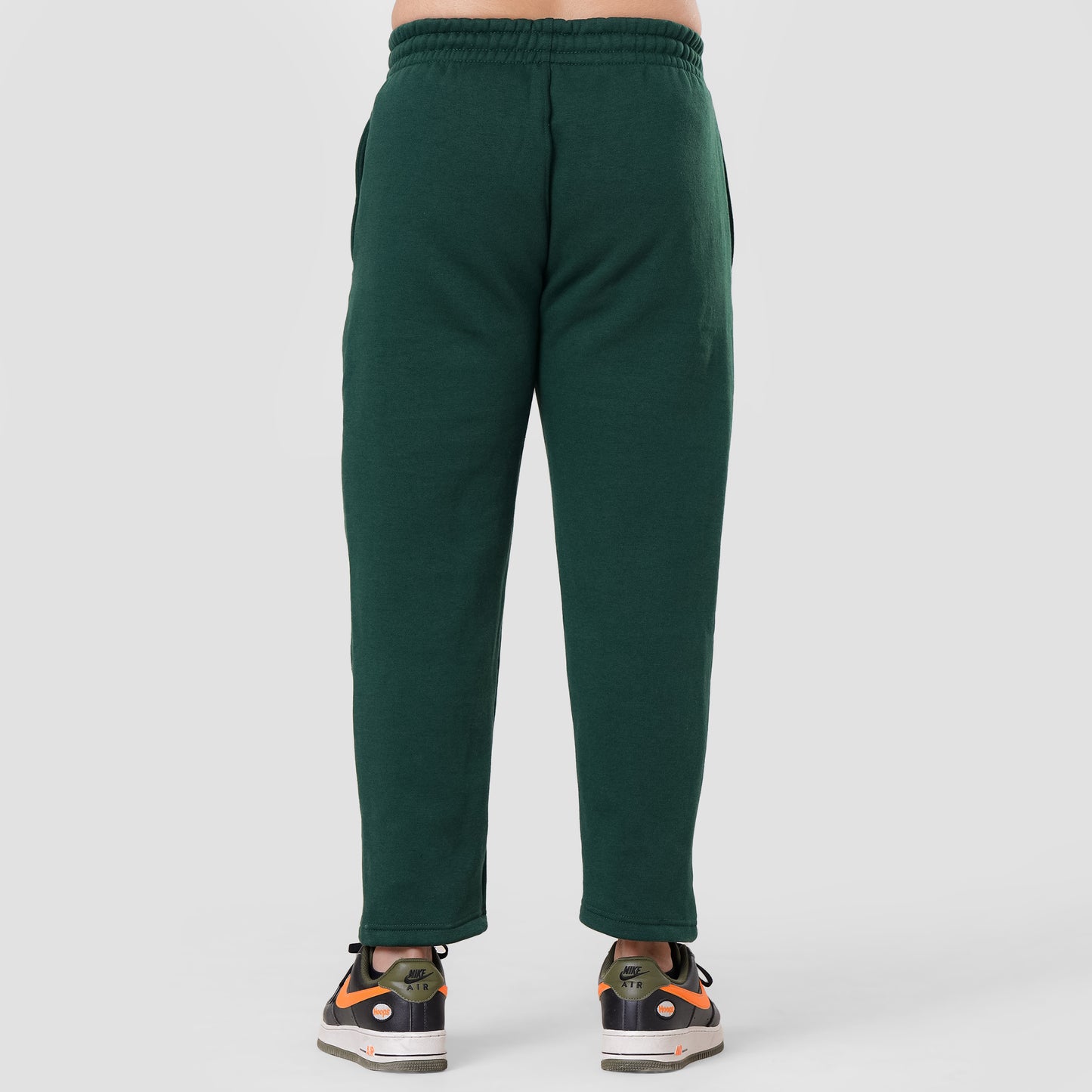 Green Sweat Pants Open bottom