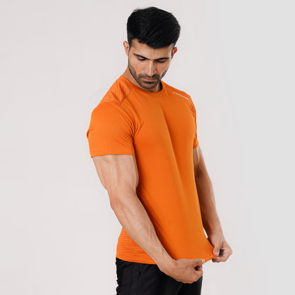 Round Back Orange Tshirt