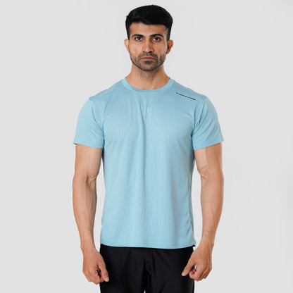 Round Back Baby Blue Tshirt