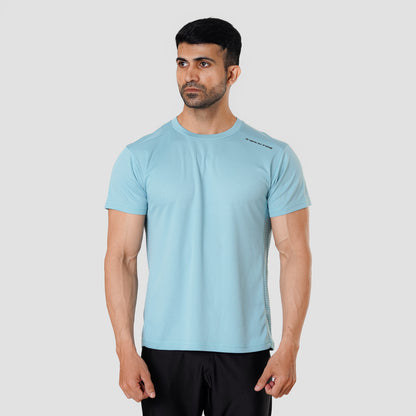 Round Back Baby Blue Tshirt