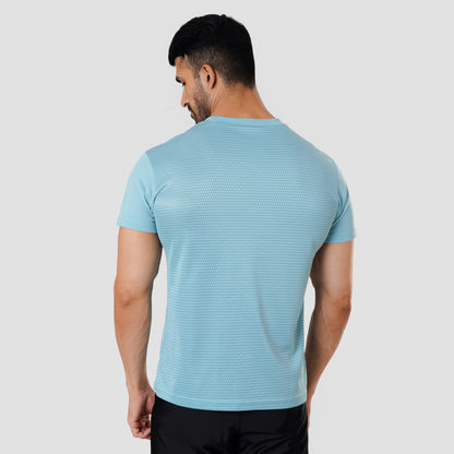 Round Back Baby Blue Tshirt