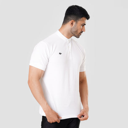 Round Neck Polo Shirt