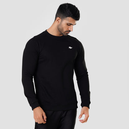 Black Terry Sweatshirt