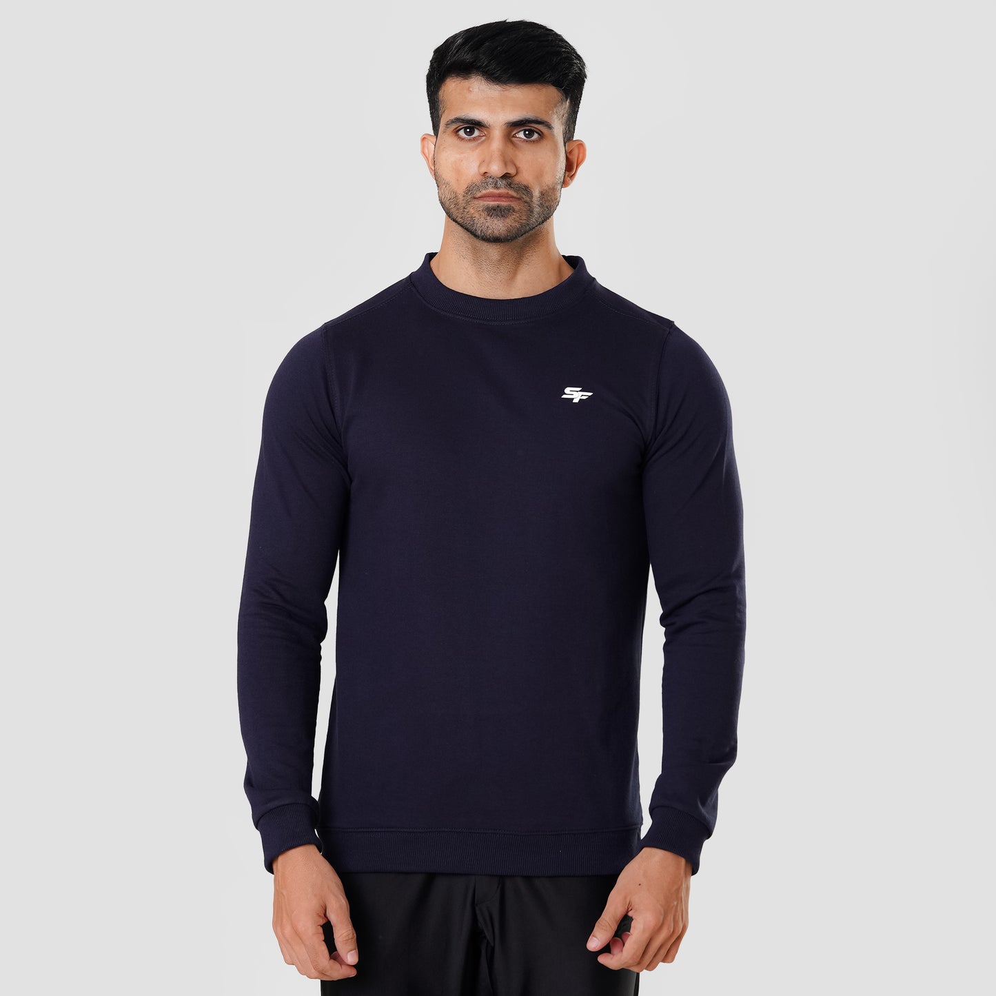 Navy Terry Sweatshirt