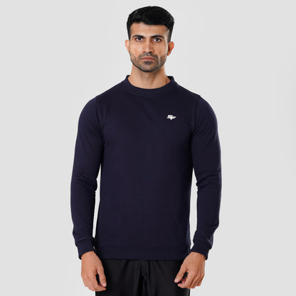 Navy Terry Sweatshirt