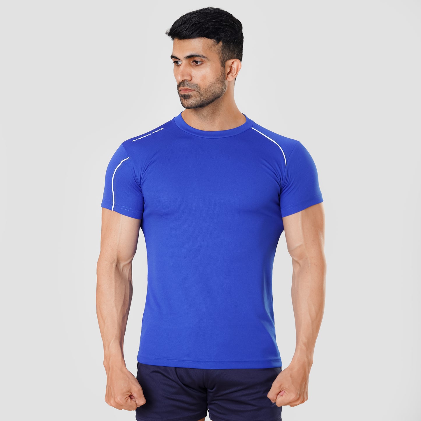 Pipe T Shirt Electric Blue