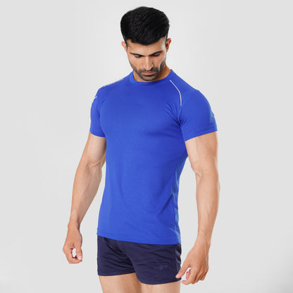 Pipe T Shirt Electric Blue