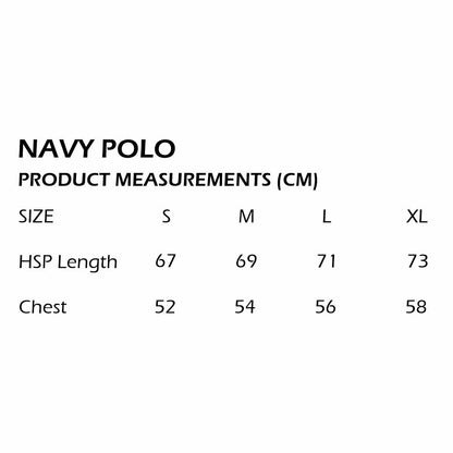 Sweat Absorbing Polo Navy